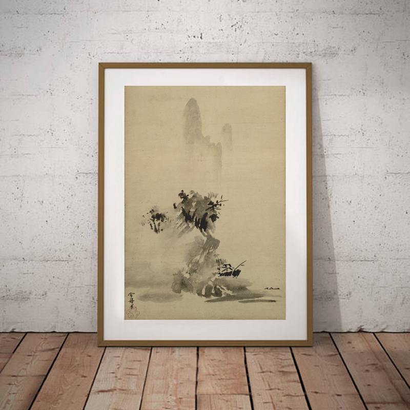 일본의 전통 잉크 그림 캔버스 아트 인쇄 홈 거실 벽  - Japanese Traditional Lifestyle 리뷰 및 가격